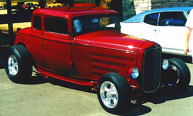 32 Ford 5 Window Hiboy Coupe Hot Rod