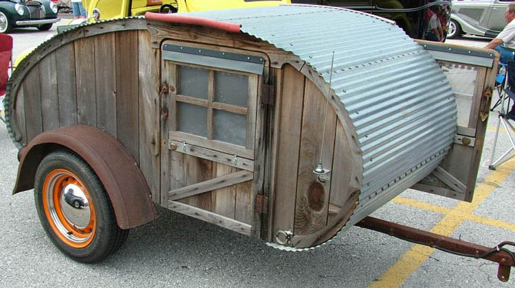 Rustic Teardrop Trailer