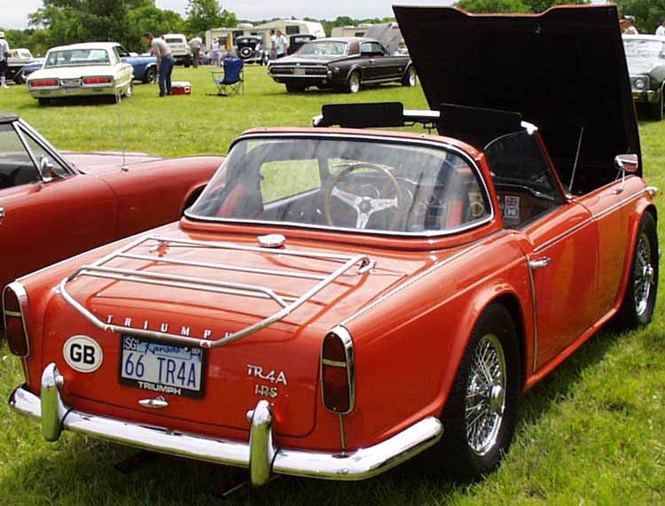 66 Triumph TR4A Roadster