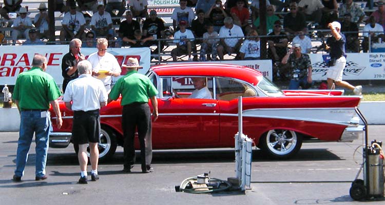 57 Chevy 2dr Hardtop 'Keith accepting top 40'