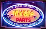 Neon MoPar Sign