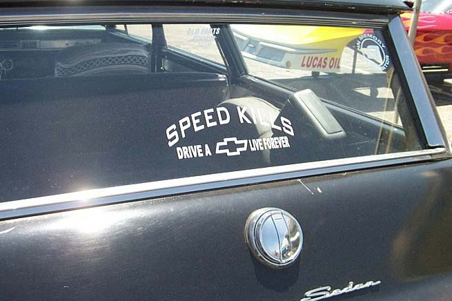 Speed Kills Drive A Chevy