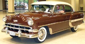 54 Chevy 4dr Sedan