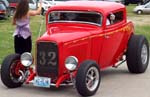 32 Ford Hiboy Chopped 3W Coupe