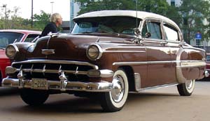 54 Chevy 4dr Sedan